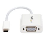 StarTech.com Adaptateur vidéo USB-C vers VGA - M/F - 1920x1200 / 1080p - Blanc
