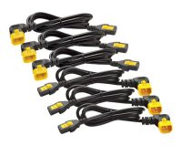 APC , Power Cord Kit (6 ea), Locking, C13 to C14 (90 Degree), 1.2m