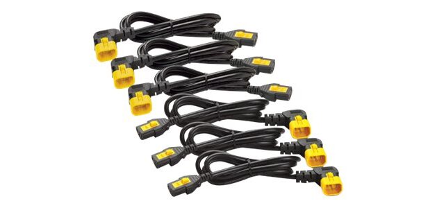 APC NetShelter - Kit cordon d'alimentation - Connecteurs à 90° - 1,22m - Professionnels