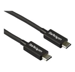 StarTech.com Câble Thunderbolt 3 Passif de 80 cm, 40 Gbps, 100W PD, Vidéo 4K/5K, Câble Thunderbolt, Compatible avec USB4/DP Alt Mode, Thunderbolt 4, USB 3.2/Type-C