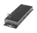 StarTech.com Hub USB C 4 Ports 10Gbps - Hub Industriel USB Type C - Métal - 2x USB-C & 2x USB-A - Protection Surtension ESD - Hôte USB-C ou USB-A - Hub USB 3.2 Gen 2 Auto-Alimenté Montable