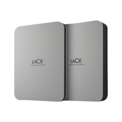 LaCie Mobile Drive (2022) externe harde schijf 1 TB 2.5" USB Type-C 3.2 Gen 1 (3.1 Gen 1) Zilver