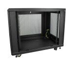 StarTech.com Armoire Rack Serveur 12U à 4 Montants, Armoire Verrouillable 19" pour Ordinateur/AV/Équipement IT, Rack Réseau pour Bureau/Domicile avec Roulettes et Rails de Montage Ajustables