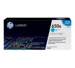 HP 650A toner LaserJet cyan authentique