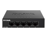 D-Link DGS-105GL/E commutateur réseau Non-géré Gigabit Ethernet (10/100/1000) Noir