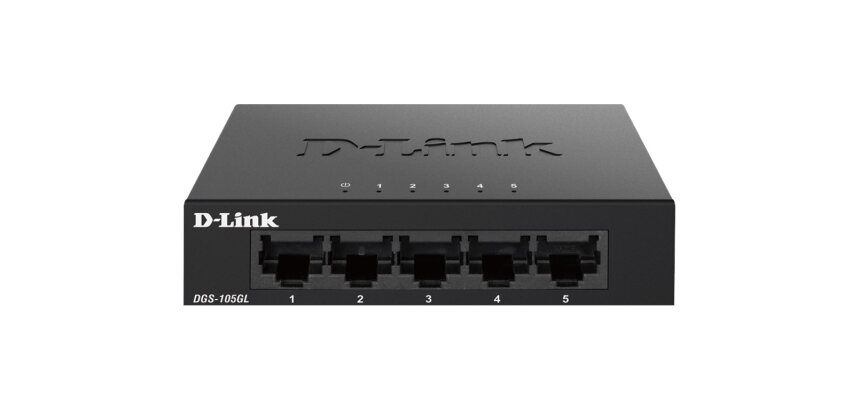 D-Link DGS-105GL/E commutateur réseau Non-géré Gigabit Ethernet (10/100/1000) Noir