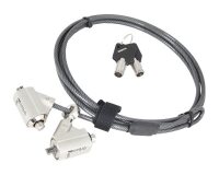 Urban Factory CRS02UF câble antivol Noir 2 m