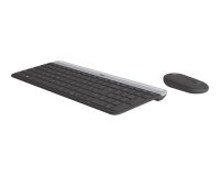 Logitech Slim MK470 clavier Souris incluse Universel RF sans fil QWERTY US International Graphite