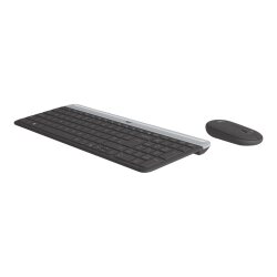 Logitech 920-009204 clavier Souris incluse Universel RF sans fil QWERTY US International Graphite