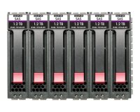 HPE MSA 7.2TB SAS 12G Enterprise 10K SFF (2.5in) M2 3yr Wty 6-pack HDD Bundle