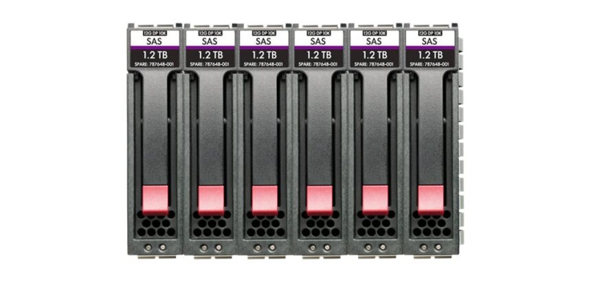 HPE MSA 7.2TB SAS 12G Enterprise 10K SFF (2.5in) M2 3yr Wty 6-pack HDD Bundle