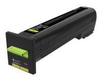Lexmark - yellow - original - toner cartridge - LCCP, LRP