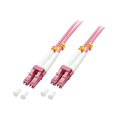 Lindy 46343 câble InfiniBand et à fibres optiques 5 m LC Rose