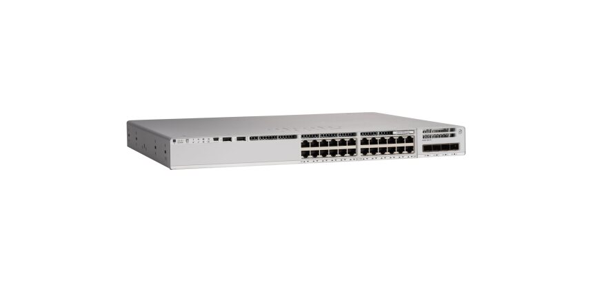 Cisco Catalyst 9200L Géré L3 Gigabit Ethernet (10/100/1000) Connexion Ethernet, supportant l'alimentation via ce port (PoE) Gris