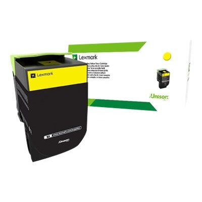 Lexmark 702XYE - à rendement extrêmement élevé - jaune - original - cartouche de toner - Entreprise Lexmark