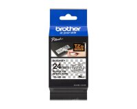 Brother TZE-SE5 ruban d'étiquette Noir sur blanc TZ/TZe