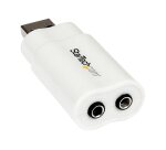 StarTech.com Carte son externe USB vers audio stéréo - Adaptateur audio stéréo