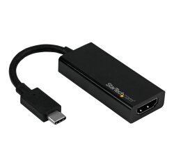 StarTech.com Adaptateur USB C vers HDMI - Convertisseur USB Type C vers HDMI - Compatible Thunderbolt 3 - 4K 60 Hz - Noir