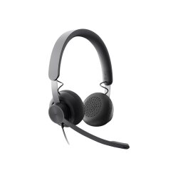 Logitech 981-000870 écouteur/casque Avec fil Arceau Appels/Musique USB Type-C Graphite