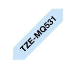 Brother TZEMQ531 ruban d'étiquette Noir sur bleu TZe