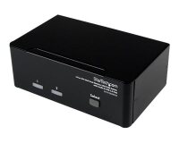 StarTech.com Switch KVM USB 2 ports DVI VGA avec audio - Commutateur concentrateur USB 2.0