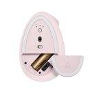 Logitech Lift Vertical Ergonomic Mouse - vertical mouse - Bluetooth, 2.4 GHz - rose