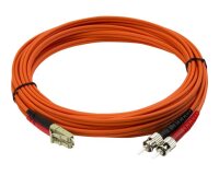 StarTech.com Câble Réseau - Jarretière Fibre Optique Duplex Multimode 50/125 OM2 LC - ST - LSZH - 5 m