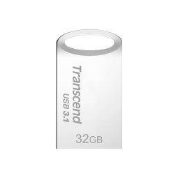 Transcend JetFlash 710 lecteur USB flash 32 Go USB Type-A 3.2 Gen 1 (3.1 Gen 1) Argent