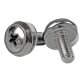 StarTech.com Paquet de 100 vis de montage M5 x 12 mm