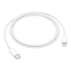 Cable usb lightning mymax 1m 5,32x26x08mm coloris blanc