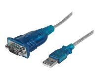 StarTech.com Câble Adaptateur USB vers Série DB9 RS232 - Mâle / Mâle