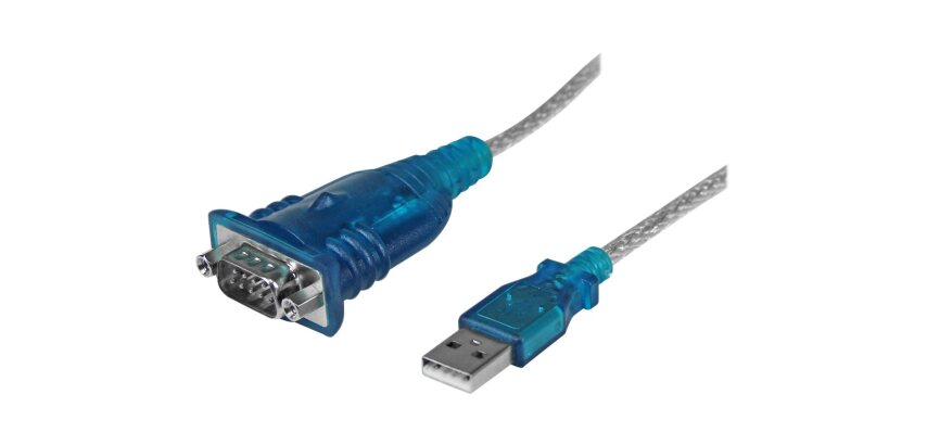 StarTech.com Câble Adaptateur USB vers RS232 DB9 Série à 1 Port de 43cm, Câble Adaptateur USB à Série - M/M