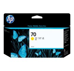HP 70 - yellow - original - DesignJet - ink cartridge