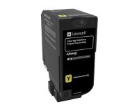 Lexmark - High Yield - yellow - original - toner cartridge - LCCP, LRP