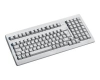 CHERRY G80-1800 Compact Clavier filaire, gris clair, PS2/USB, AZERTY - FR