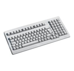 CHERRY G80-1800 Compact Clavier filaire, gris clair, PS2/USB, AZERTY - FR