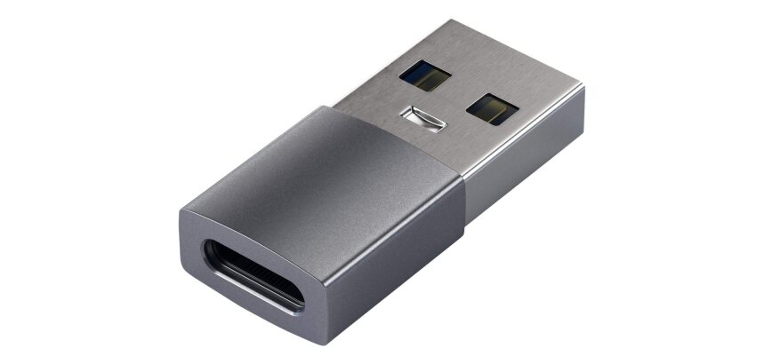 Satechi ST-TAUCM changeur de genre de câble USB-A USB-C Gris