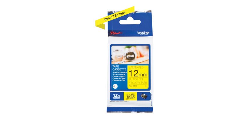 cassette à ruban TZE-Tape TZE-631, largeur:12mm