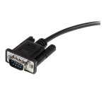 StarTech.com Câble série DB9 RS232 noir en liaison directe 3 m - M/F