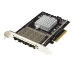 StarTech.com Carte réseau PCI Express pour serveur à 4 ports SFP+ 10 Gigabit Ethernet - Chipset Intel XL710