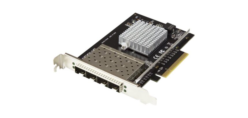 StarTech.com Carte réseau PCI Express pour serveur à 4 ports SFP+ 10 Gigabit Ethernet - Chipset Intel XL710