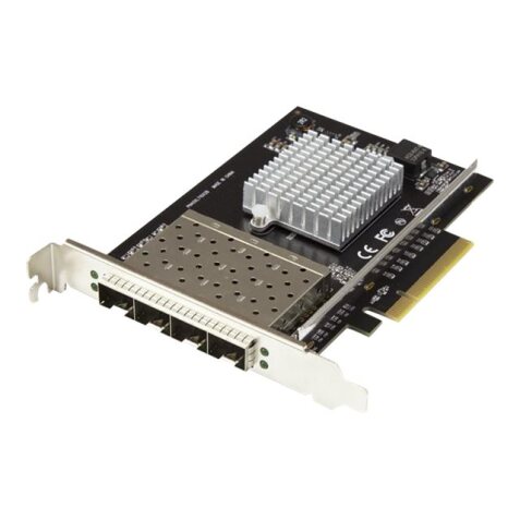 StarTech.com Carte réseau PCI Express pour serveur à 4 ports SFP+ 10 Gigabit Ethernet - Chipset Intel XL710