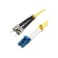 MCL 10m ST/LC OS2 câble InfiniBand et à fibres optiques Multicolore, Jaune