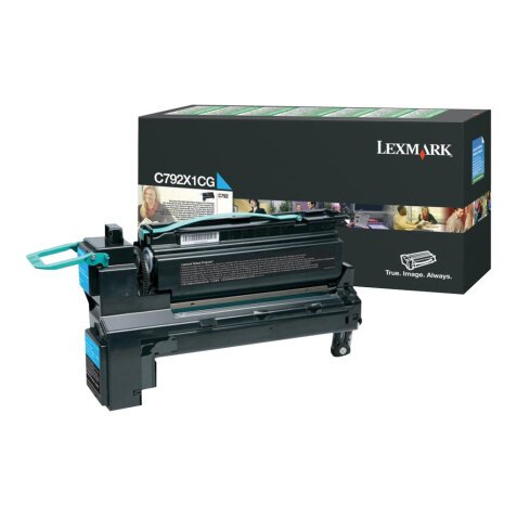 Lexmark - à rendement extrêmement élevé - cyan - original - cartouche de toner - LCCP, LRP