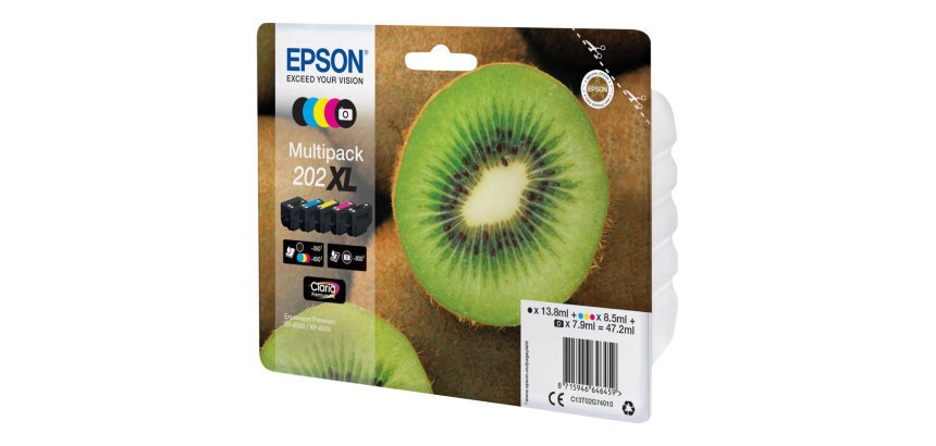 Epson Kiwi Multipack 5-colours 202XL Claria Premium Ink