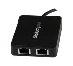 StarTech.com Adaptateur réseau USB-C vers 2 ports Gigabit Ethernet avec port USB 3.0 (Type-A)