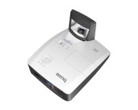 BenQ MW855UST+ Projecteur à focale ultra courte 3500 ANSI lumens DLP WXGA (1280x800) Compatibilité 3D Noir, Blanc