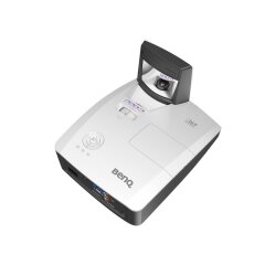 BenQ MW855UST+ Projecteur à focale ultra courte 3500 ANSI lumens DLP WXGA (1280x800) Compatibilité 3D Noir, Blanc