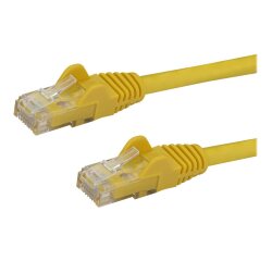 StarTech.com Câble réseau Cat6 UTP sans crochet de 7 m - Cordon Ethernet RJ45 anti-accroc - M/M - Jaune