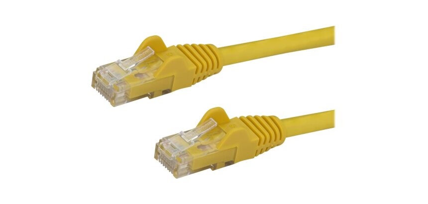 StarTech.com N6PATC7MYL câble de réseau Jaune 7 m Cat6 U/UTP (UTP)